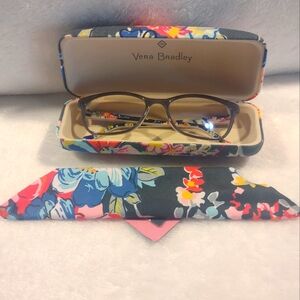 Vera Bradley Marlena Pretty Posies Eyeglasses " Frames Only" W/Case